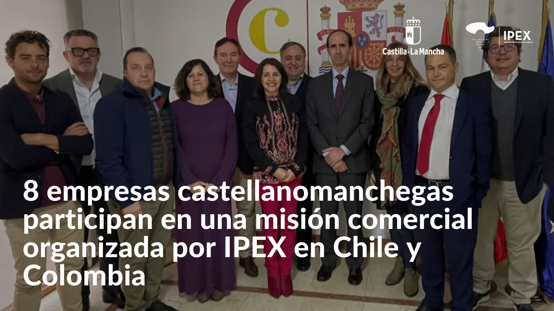 8 empresas castellano-manchegas participan en una misión comercial organizada por IPEX en Chile y Colombia