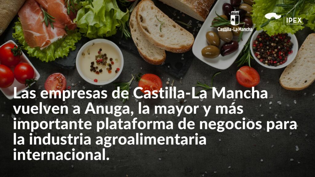 Las empresas de Castilla-La Mancha vuelven a Anuga, la mayor y más importante plataforma de negocios para la industria agroalimentaria internacional.