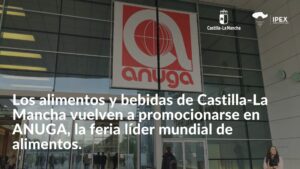 Los alimentos y bebidas de Castilla-La Mancha vuelven a promocionarse en ANUGA, la feria líder mundial de alimentos.