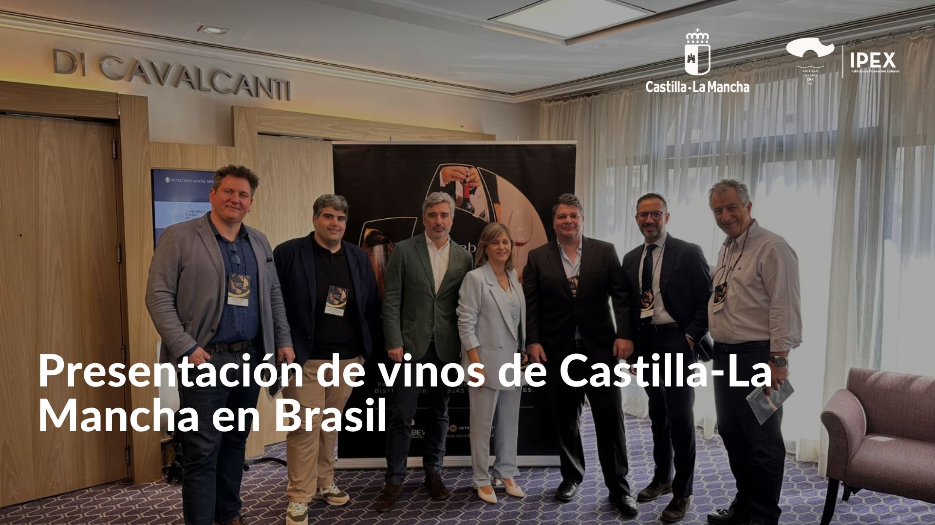 Presentación de vinos de Castilla-La Mancha en Brasil