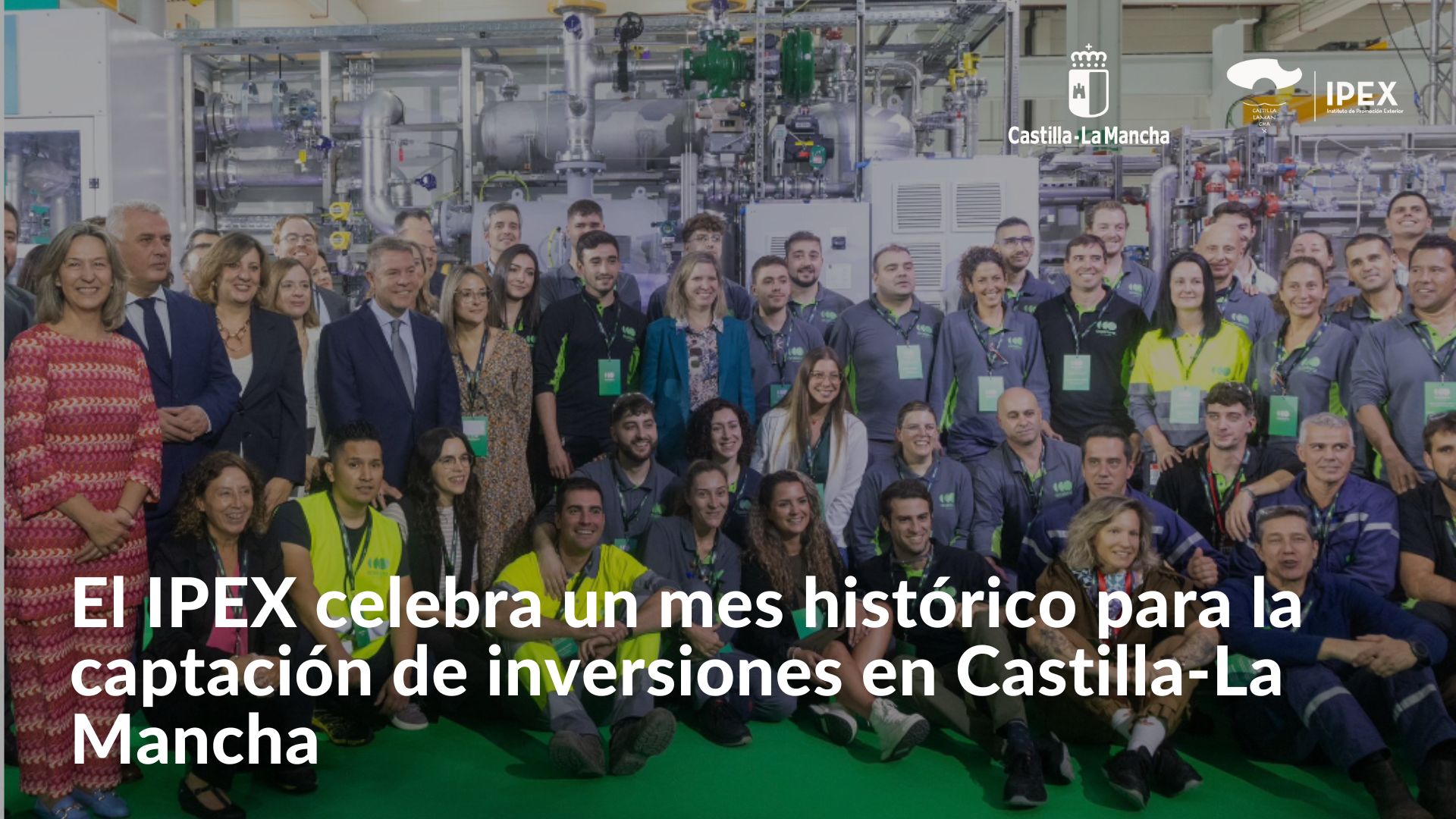 El IPEX celebra un mes histórico para la captación de inversiones en Castilla-La Mancha