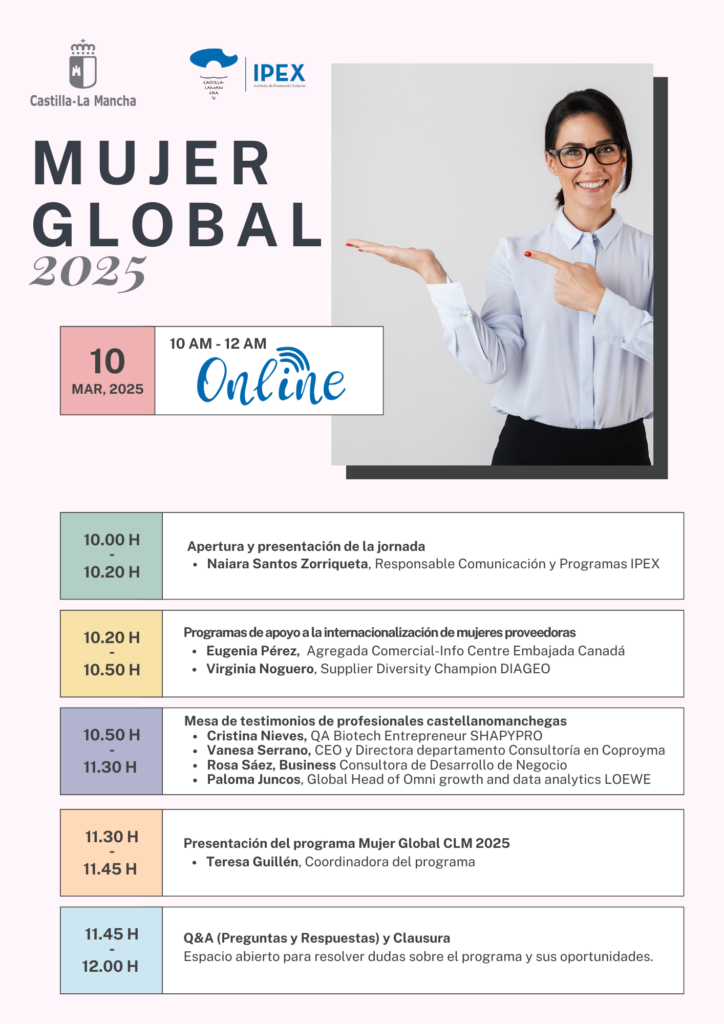 Sesión informativa Programa Mujer Global 2025