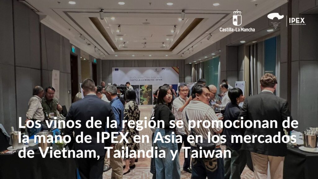 Los vinos de la región se promocionan de la mano de IPEX en Asia en los mercados de Vietnam, Tailandia y Taiwan