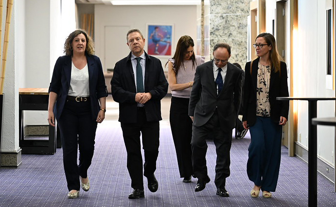 García-Page presume en Brasil de una región que lidera la confianza empresarial en España gracias a “la estabilidad económica, financiera y los presupuestos”